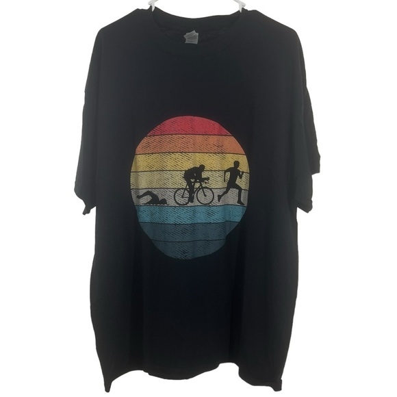 Swim, Bike, Run Triathlon T-Shirt XL - Picture 1 of 3